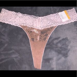 Lace Nude Thong